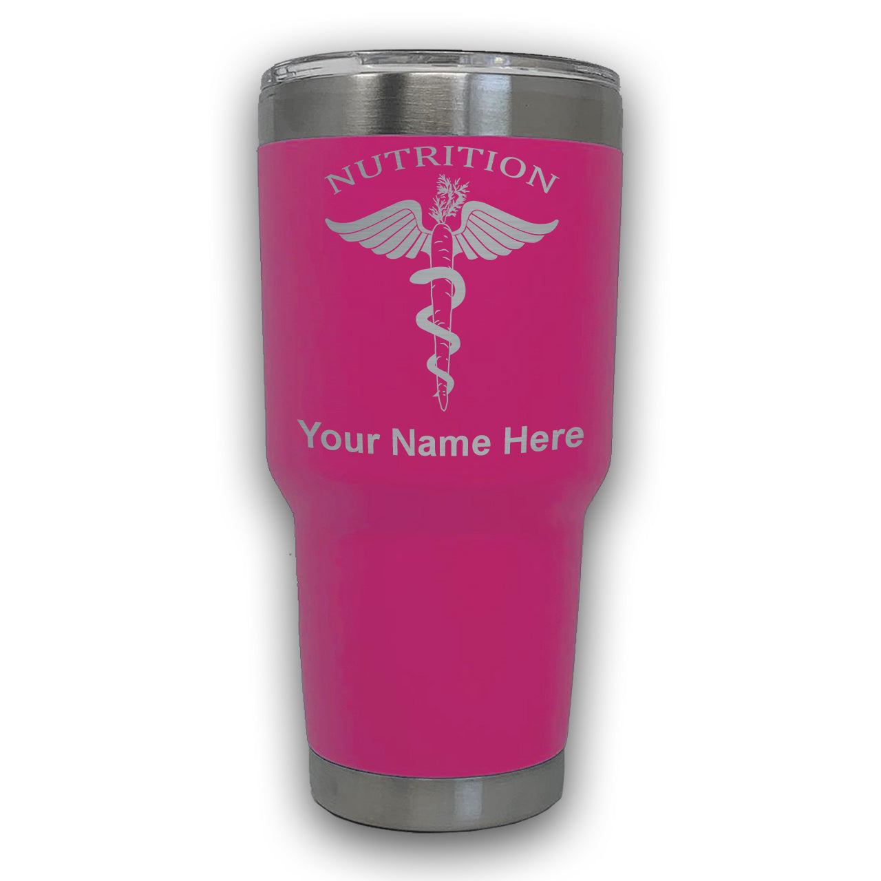 LaserGram 30oz Tumbler Mug, Nutritionist, Personalized Engraving Included