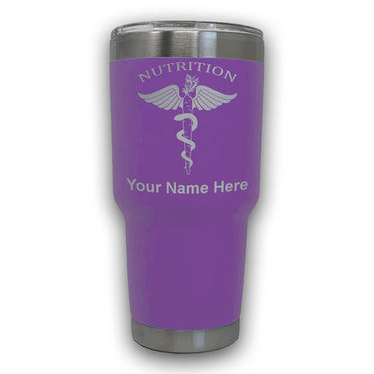 LaserGram 30oz Tumbler Mug, Nutritionist, Personalized Engraving Included