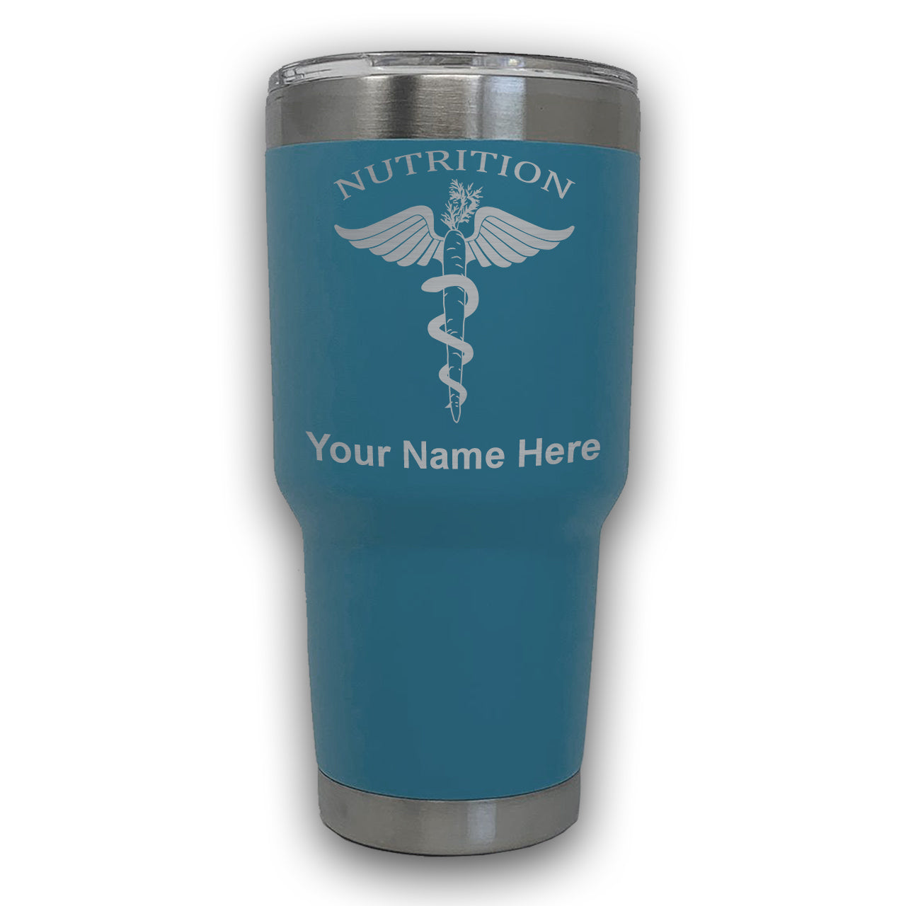 LaserGram 30oz Tumbler Mug, Nutritionist, Personalized Engraving Included