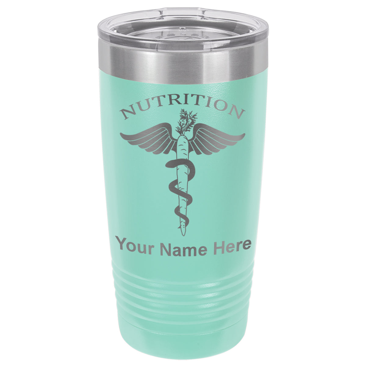 20oz Vacuum Insulated Tumbler Mug, Nutritionist, Personalized Engraving Included