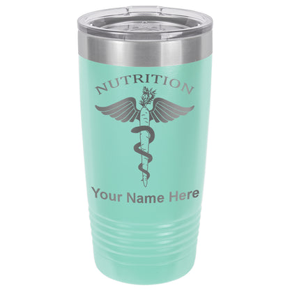20oz Vacuum Insulated Tumbler Mug, Nutritionist, Personalized Engraving Included