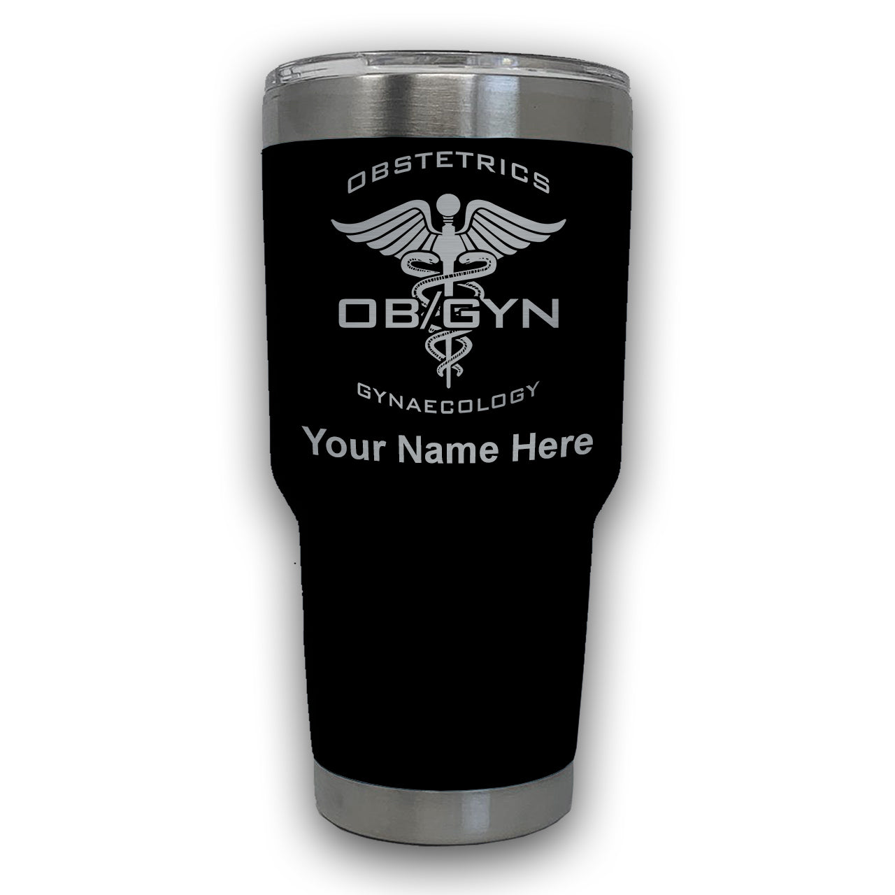 LaserGram 30oz Tumbler Mug, OBGYN Obstetrics and Gynaecology, Personalized Engraving Included