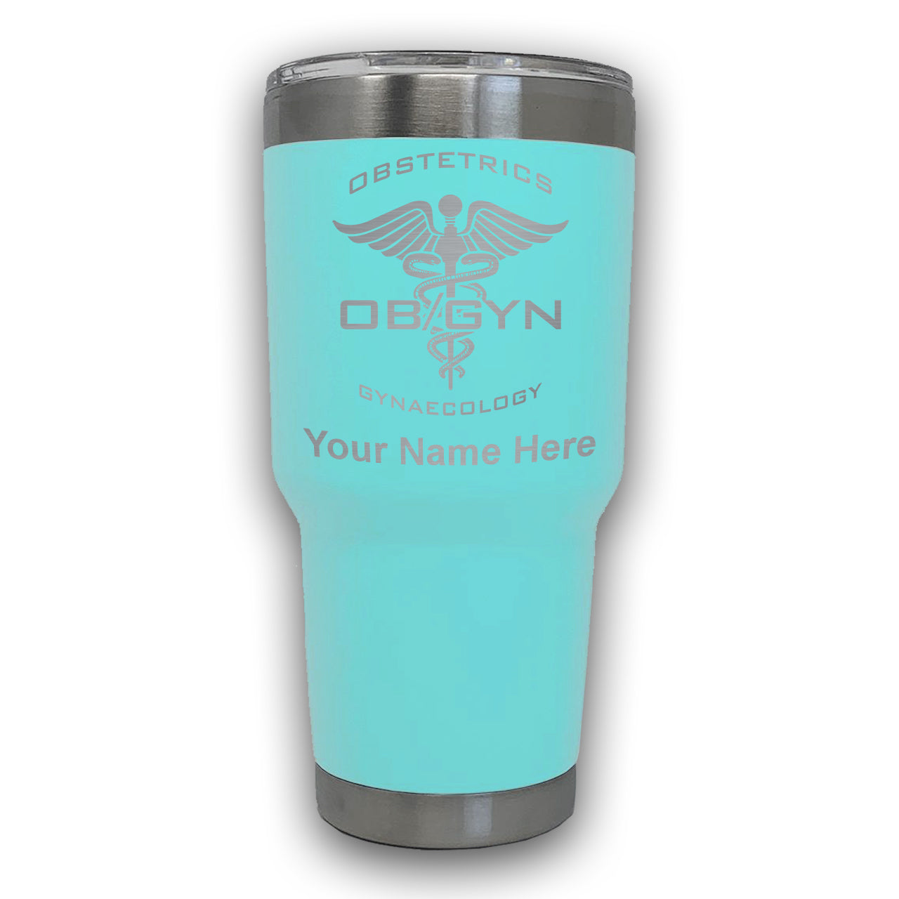 LaserGram 30oz Tumbler Mug, OBGYN Obstetrics and Gynaecology, Personalized Engraving Included