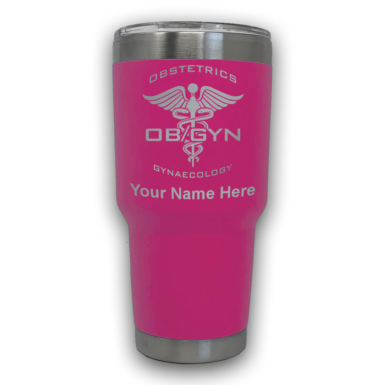 LaserGram 30oz Tumbler Mug, OBGYN Obstetrics and Gynaecology, Personalized Engraving Included