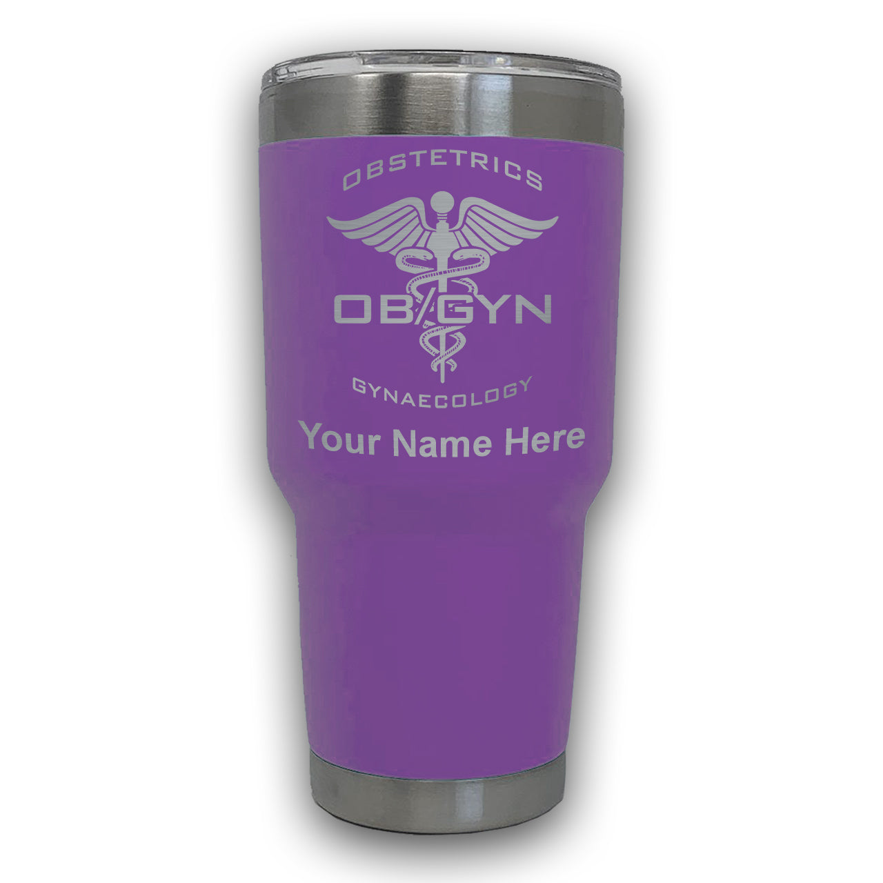 LaserGram 30oz Tumbler Mug, OBGYN Obstetrics and Gynaecology, Personalized Engraving Included