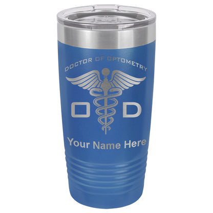20oz Vacuum Insulated Tumbler Mug, OD Doctor of Optometry, Personalized Engraving Included