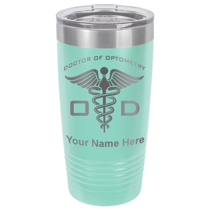 20oz Vacuum Insulated Tumbler Mug, OD Doctor of Optometry, Personalized Engraving Included