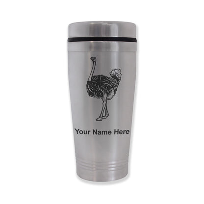 Commuter Travel Mug, Ostrich, Personalized Engraving Included