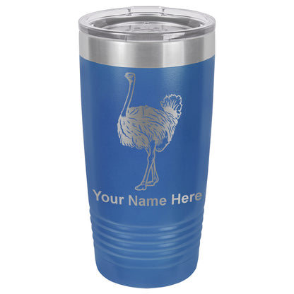 20oz Vacuum Insulated Tumbler Mug, Ostrich, Personalized Engraving Included
