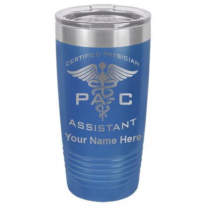 20oz Vacuum Insulated Tumbler Mug, PA-C Certified Physician Assistant, Personalized Engraving Included