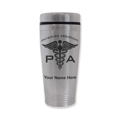 Commuter Travel Mug, PA Physician Assistant, Personalized Engraving Included