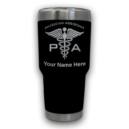 LaserGram 30oz Tumbler Mug, PA Physician Assistant, Personalized Engraving Included