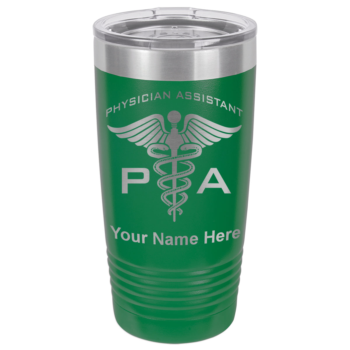 20oz Vacuum Insulated Tumbler Mug, PA Physician Assistant, Personalized Engraving Included
