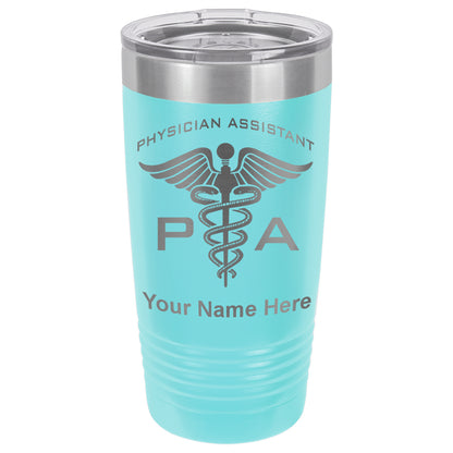 20oz Vacuum Insulated Tumbler Mug, PA Physician Assistant, Personalized Engraving Included