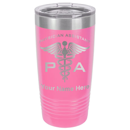 20oz Vacuum Insulated Tumbler Mug, PA Physician Assistant, Personalized Engraving Included