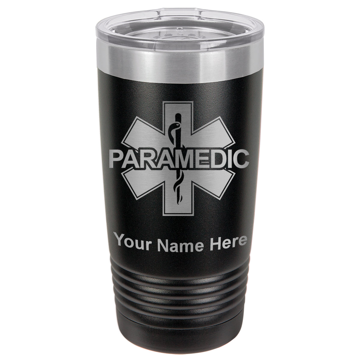 20oz Vacuum Insulated Tumbler Mug, Paramedic, Personalized Engraving Included