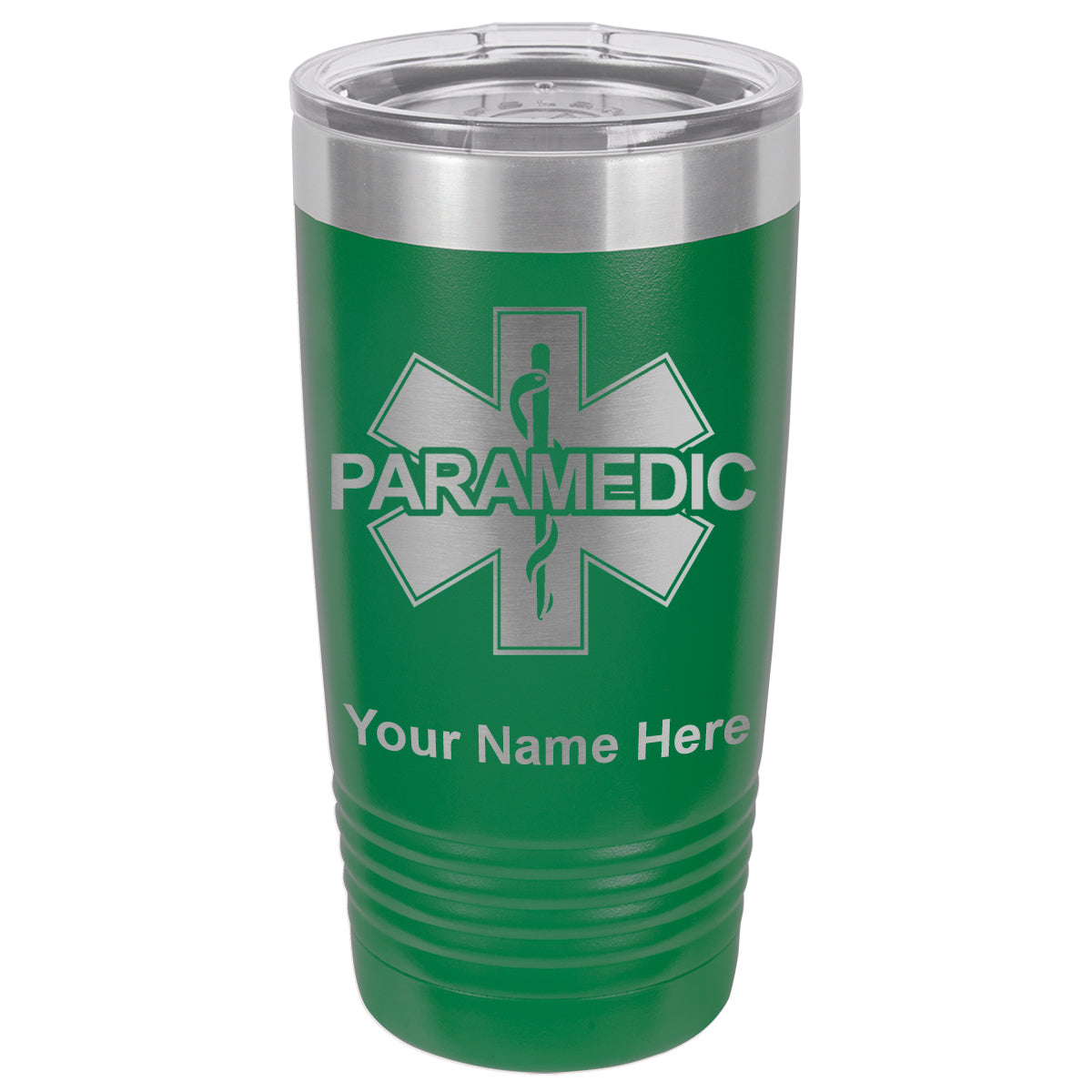 20oz Vacuum Insulated Tumbler Mug, Paramedic, Personalized Engraving Included