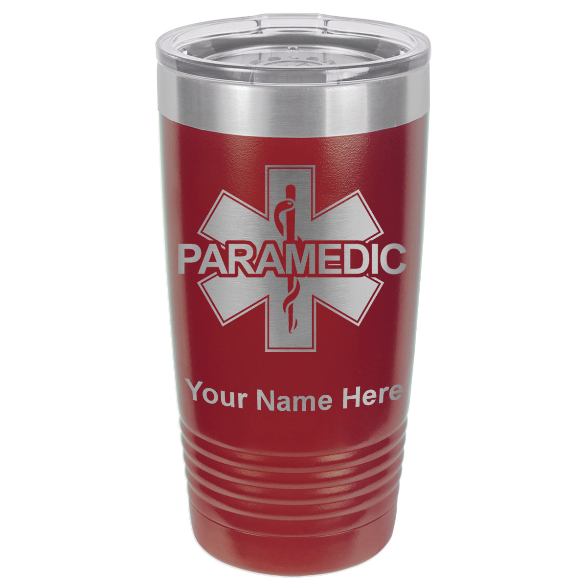 20oz Vacuum Insulated Tumbler Mug, Paramedic, Personalized Engraving Included