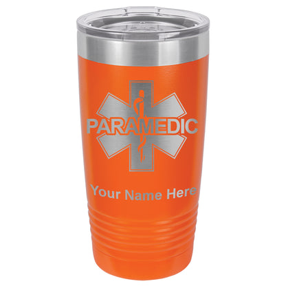 20oz Vacuum Insulated Tumbler Mug, Paramedic, Personalized Engraving Included