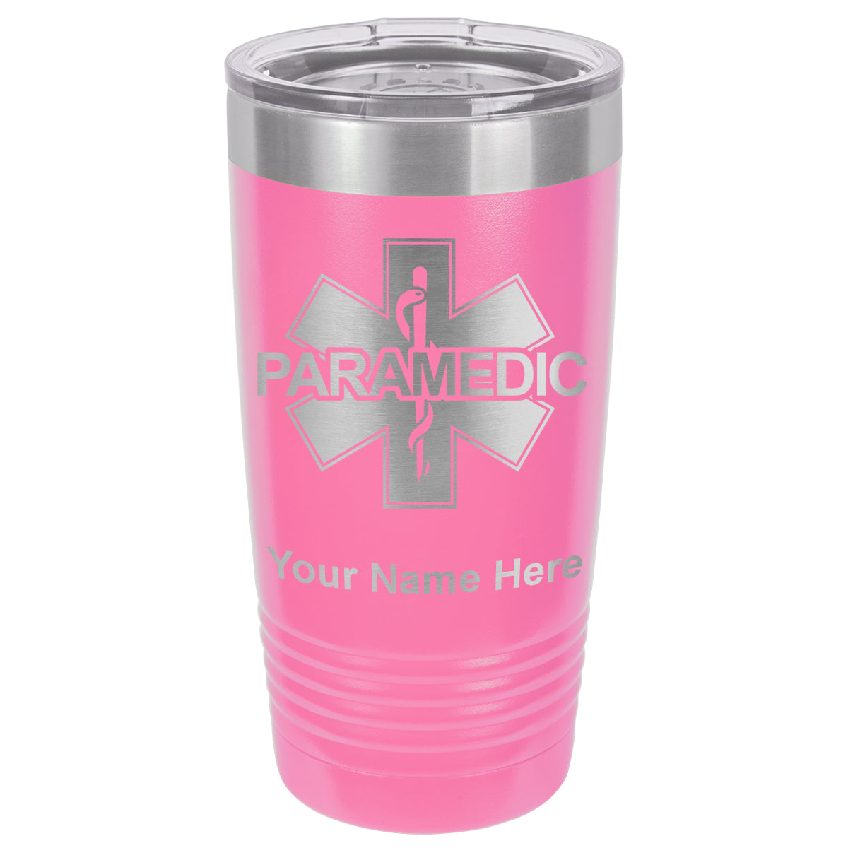 20oz Vacuum Insulated Tumbler Mug, Paramedic, Personalized Engraving Included