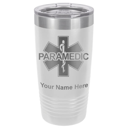 20oz Vacuum Insulated Tumbler Mug, Paramedic, Personalized Engraving Included