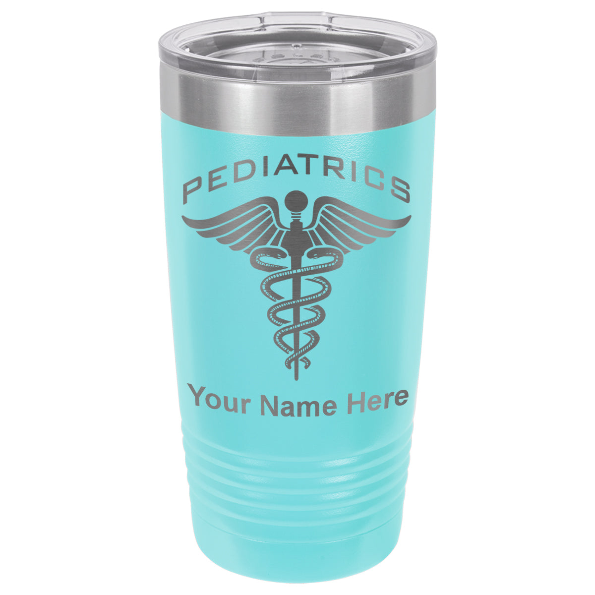 20oz Vacuum Insulated Tumbler Mug, Pediatrics, Personalized Engraving Included