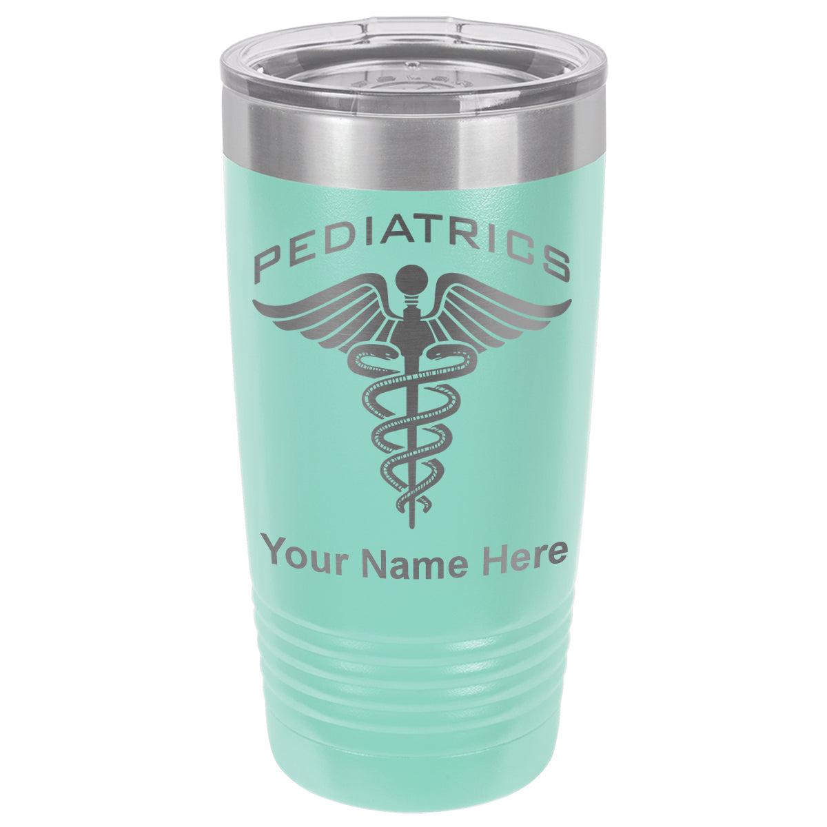 20oz Vacuum Insulated Tumbler Mug, Pediatrics, Personalized Engraving Included
