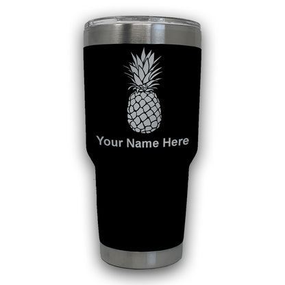 LaserGram 30oz Tumbler Mug, Pineapple, Personalized Engraving Included
