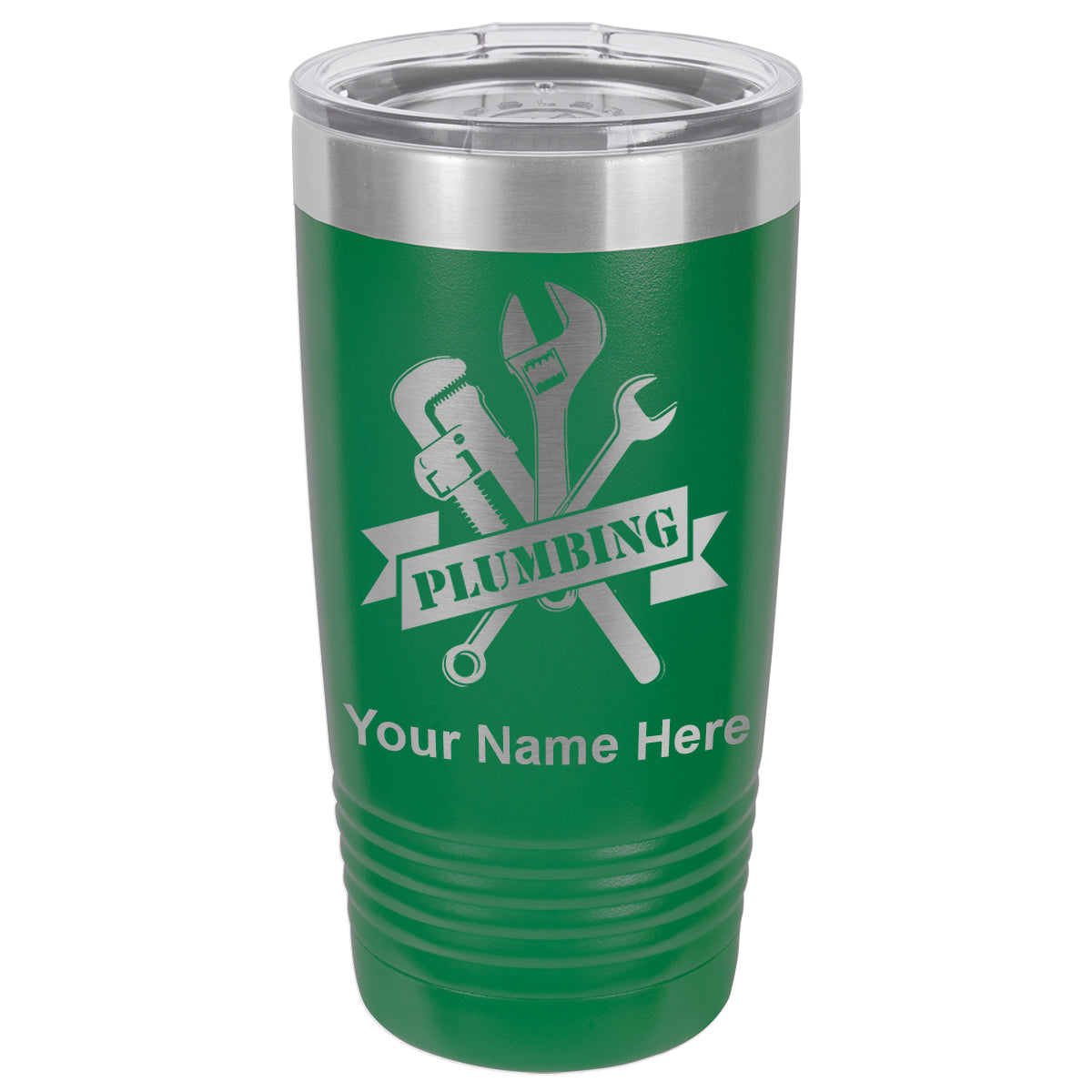20oz Vacuum Insulated Tumbler Mug, Plumbing, Personalized Engraving Included