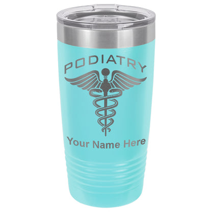20oz Vacuum Insulated Tumbler Mug, Podiatry, Personalized Engraving Included
