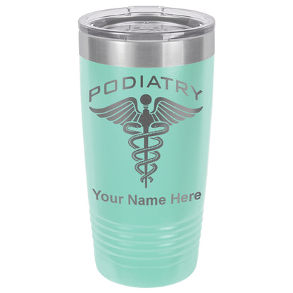 20oz Vacuum Insulated Tumbler Mug, Podiatry, Personalized Engraving Included