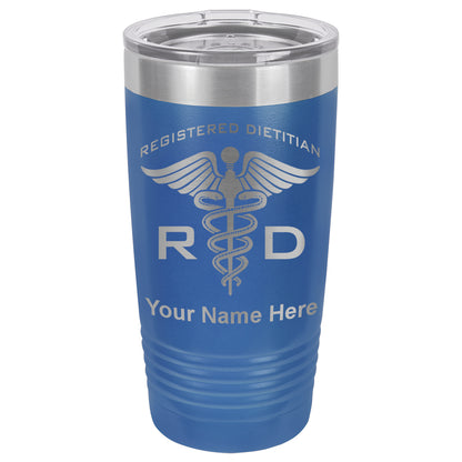 20oz Vacuum Insulated Tumbler Mug, RD Registered Dietitian, Personalized Engraving Included