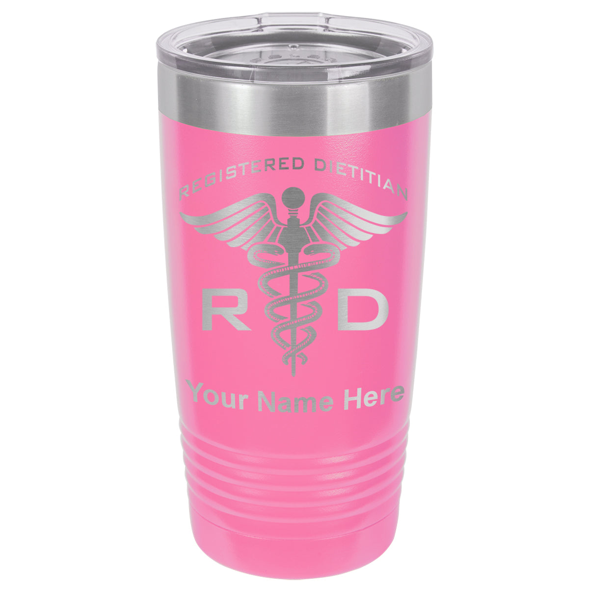 20oz Vacuum Insulated Tumbler Mug, RD Registered Dietitian, Personalized Engraving Included