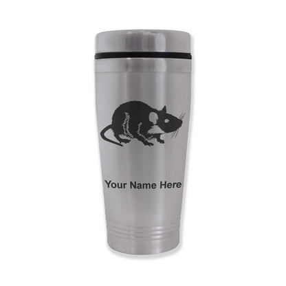 Commuter Travel Mug, Rat, Personalized Engraving Included