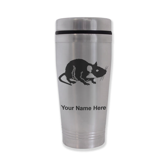 Commuter Travel Mug, Rat, Personalized Engraving Included