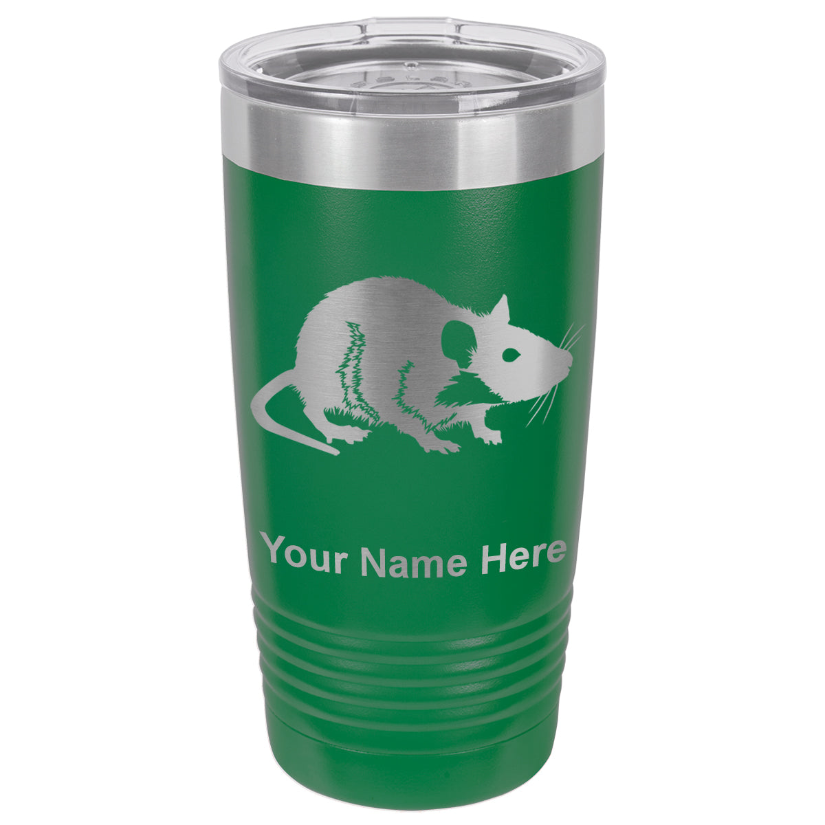 20oz Vacuum Insulated Tumbler Mug, Rat, Personalized Engraving Included