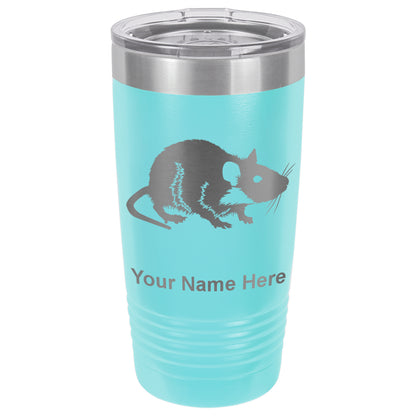 20oz Vacuum Insulated Tumbler Mug, Rat, Personalized Engraving Included