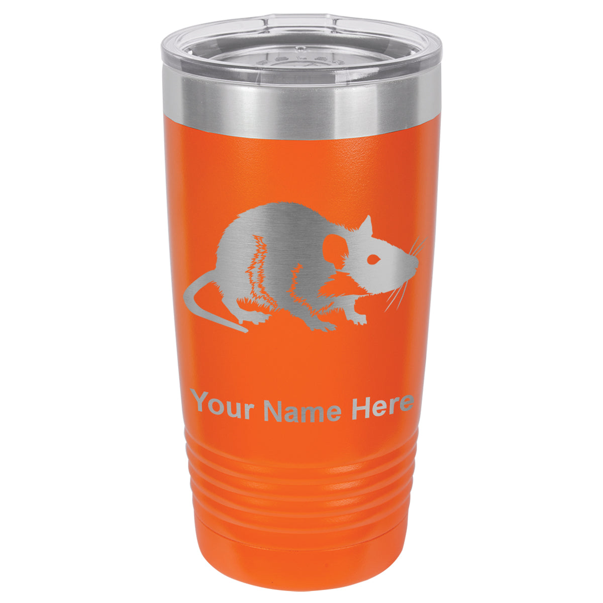 20oz Vacuum Insulated Tumbler Mug, Rat, Personalized Engraving Included