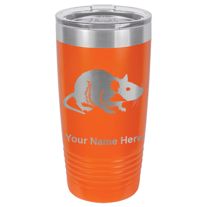 20oz Vacuum Insulated Tumbler Mug, Rat, Personalized Engraving Included