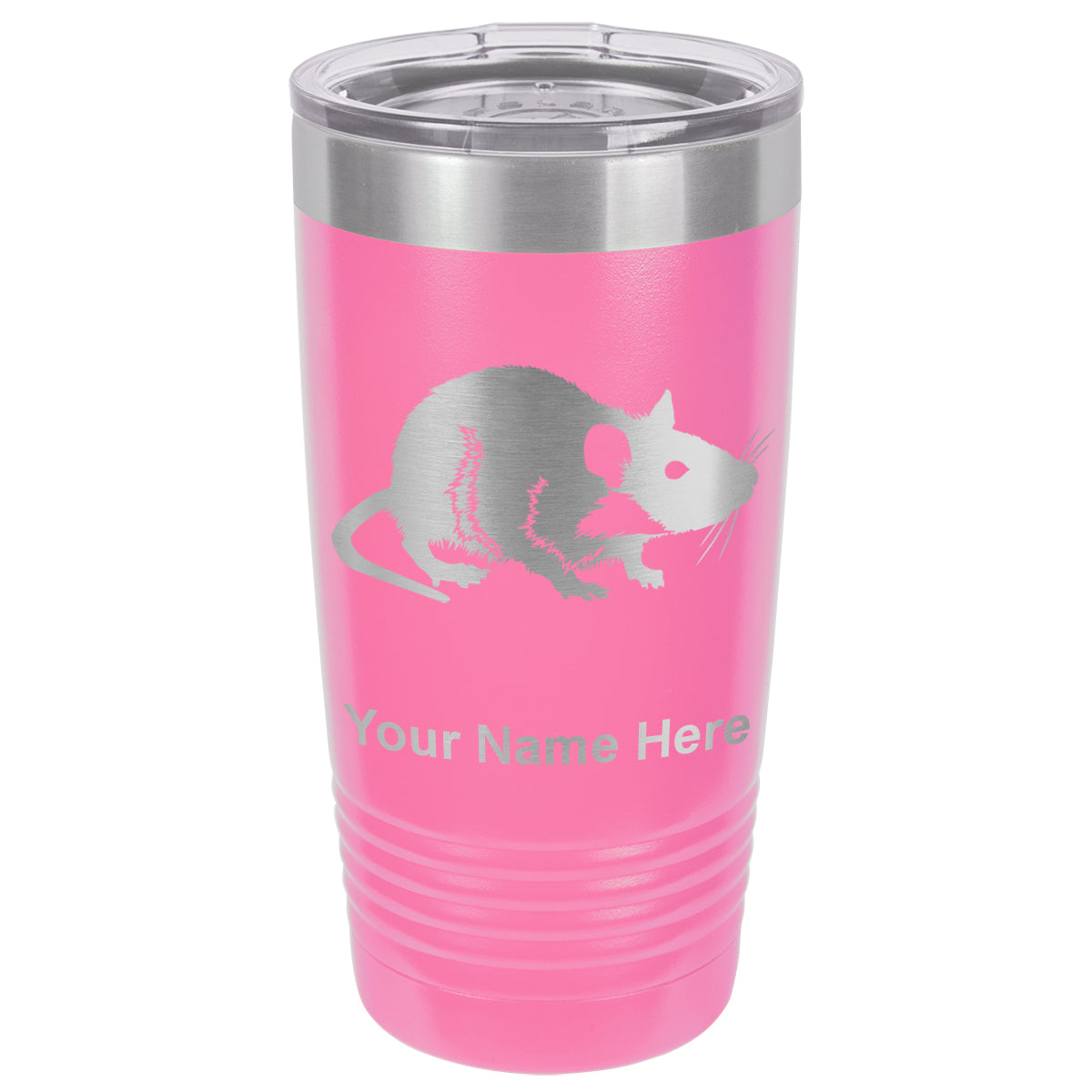 20oz Vacuum Insulated Tumbler Mug, Rat, Personalized Engraving Included