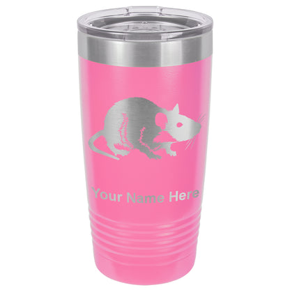 20oz Vacuum Insulated Tumbler Mug, Rat, Personalized Engraving Included