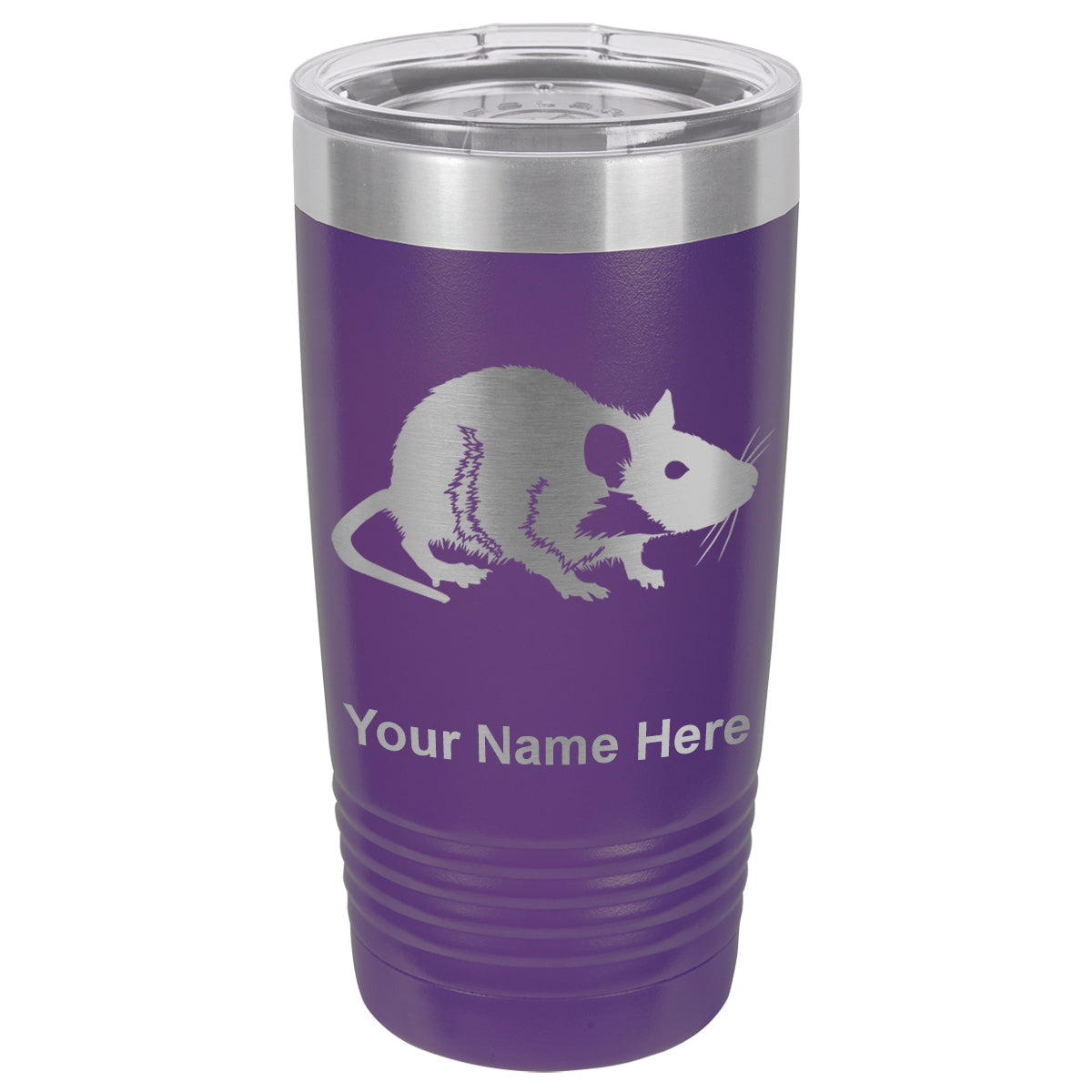 20oz Vacuum Insulated Tumbler Mug, Rat, Personalized Engraving Included