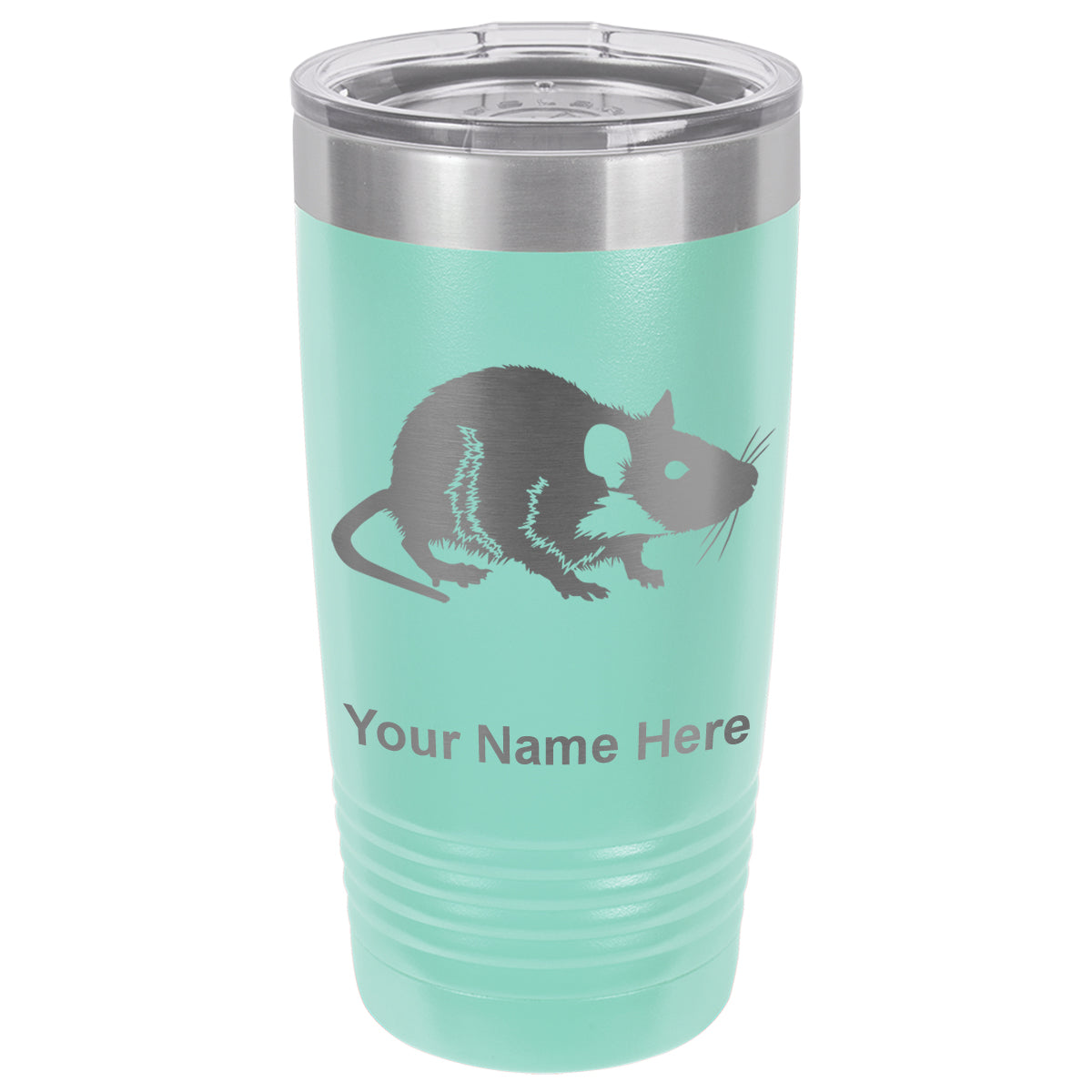 20oz Vacuum Insulated Tumbler Mug, Rat, Personalized Engraving Included