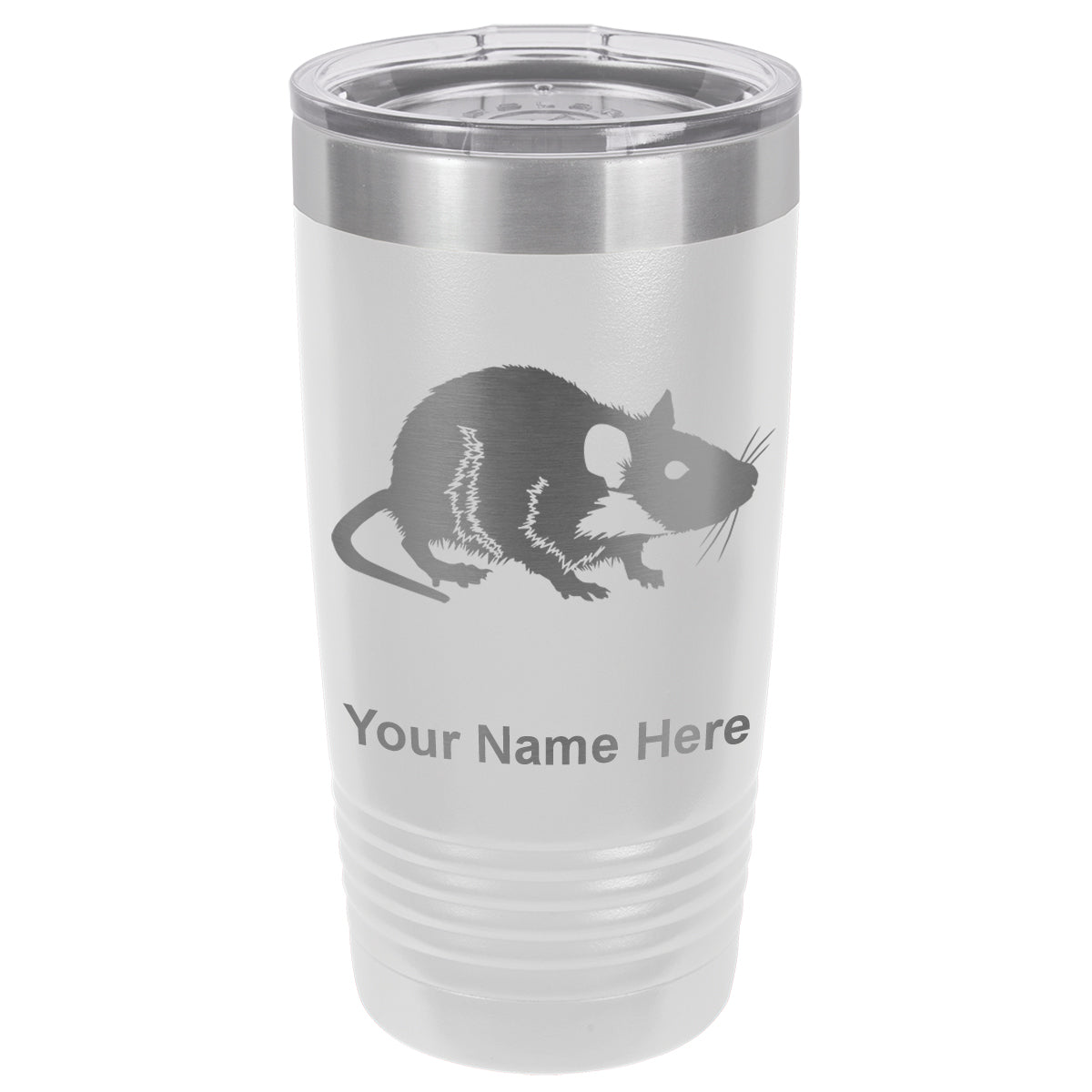 20oz Vacuum Insulated Tumbler Mug, Rat, Personalized Engraving Included