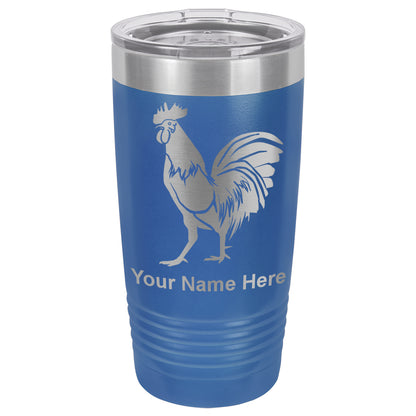 20oz Vacuum Insulated Tumbler Mug, Rooster, Personalized Engraving Included