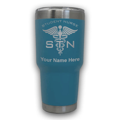 LaserGram 30oz Tumbler Mug, STN Student Nurse, Personalized Engraving Included