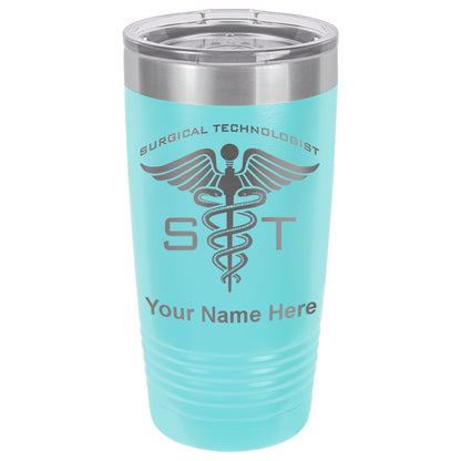 20oz Vacuum Insulated Tumbler Mug, ST Surgical Technologist, Personalized Engraving Included