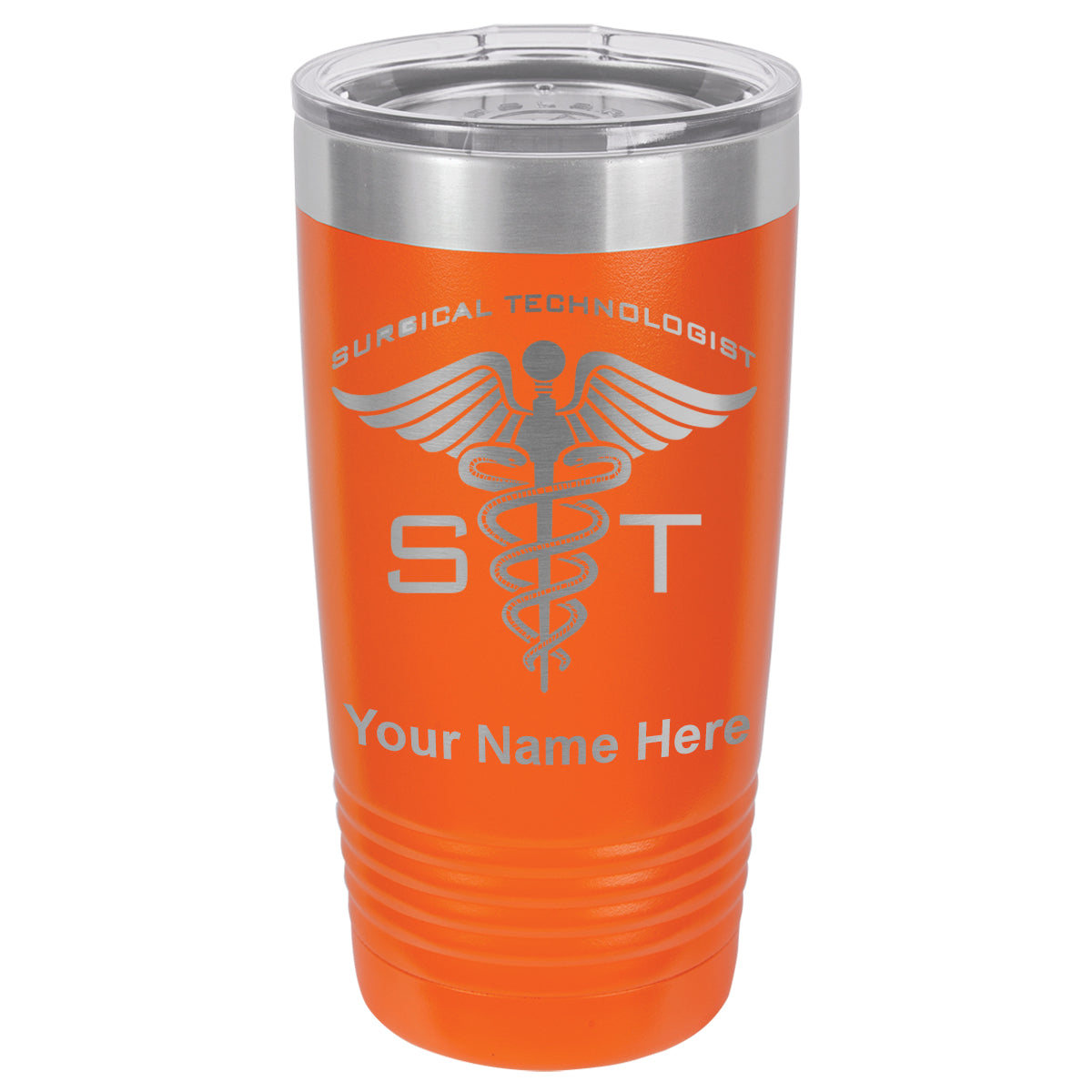 20oz Vacuum Insulated Tumbler Mug, ST Surgical Technologist, Personalized Engraving Included