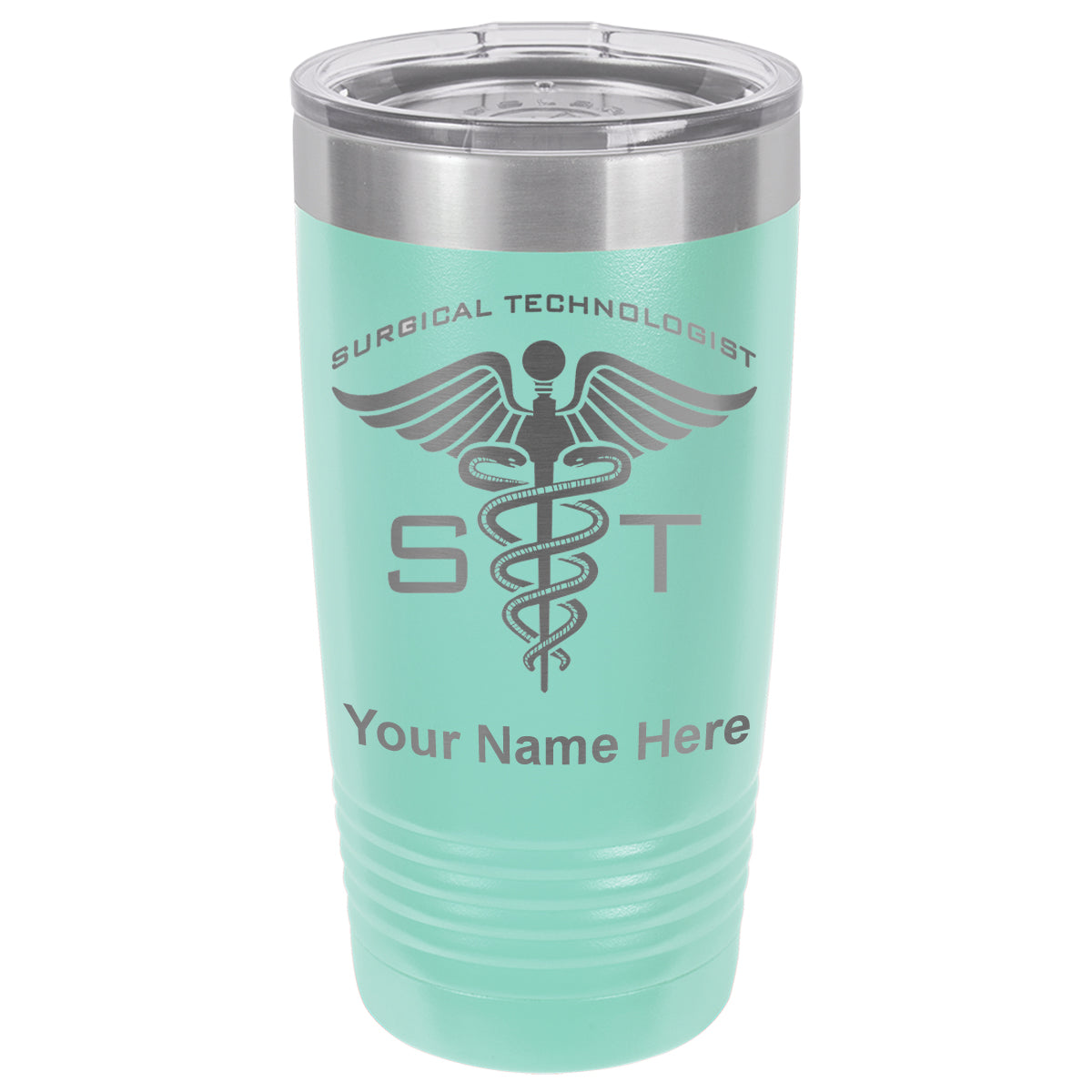 20oz Vacuum Insulated Tumbler Mug, ST Surgical Technologist, Personalized Engraving Included