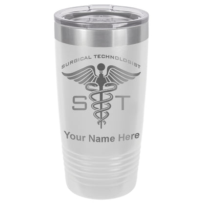 20oz Vacuum Insulated Tumbler Mug, ST Surgical Technologist, Personalized Engraving Included